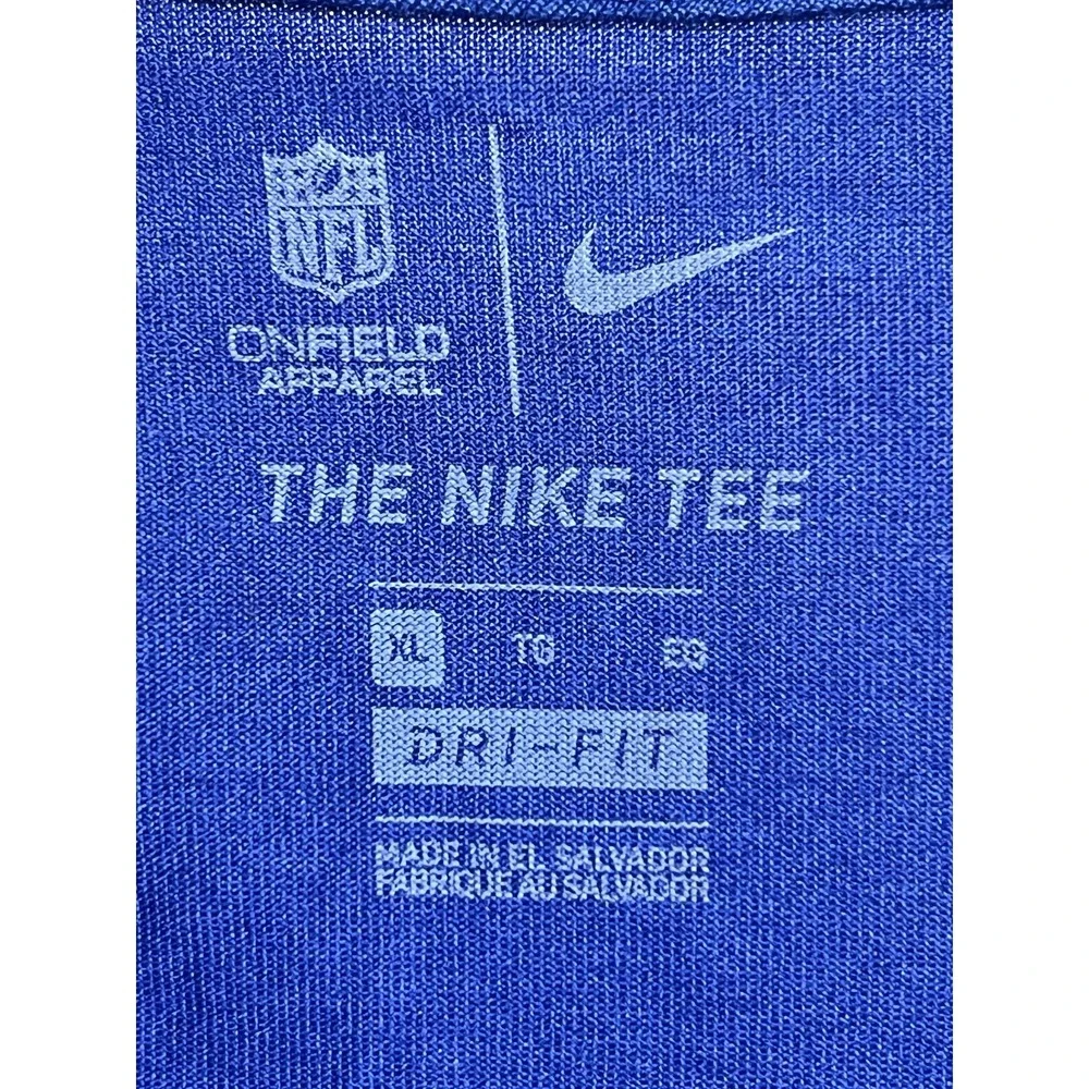 Nike Tee Dallas Cowboys Womens XL Blue Athletic Shirt Dri-Fit Football‎ NFL